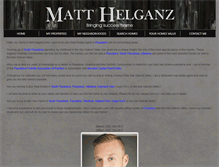 Tablet Screenshot of helganzrealestate.com